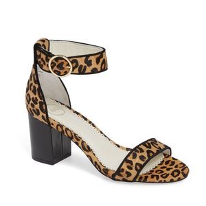 1901 Ellery Cheetah Print Genuine Calf Hair Sandal